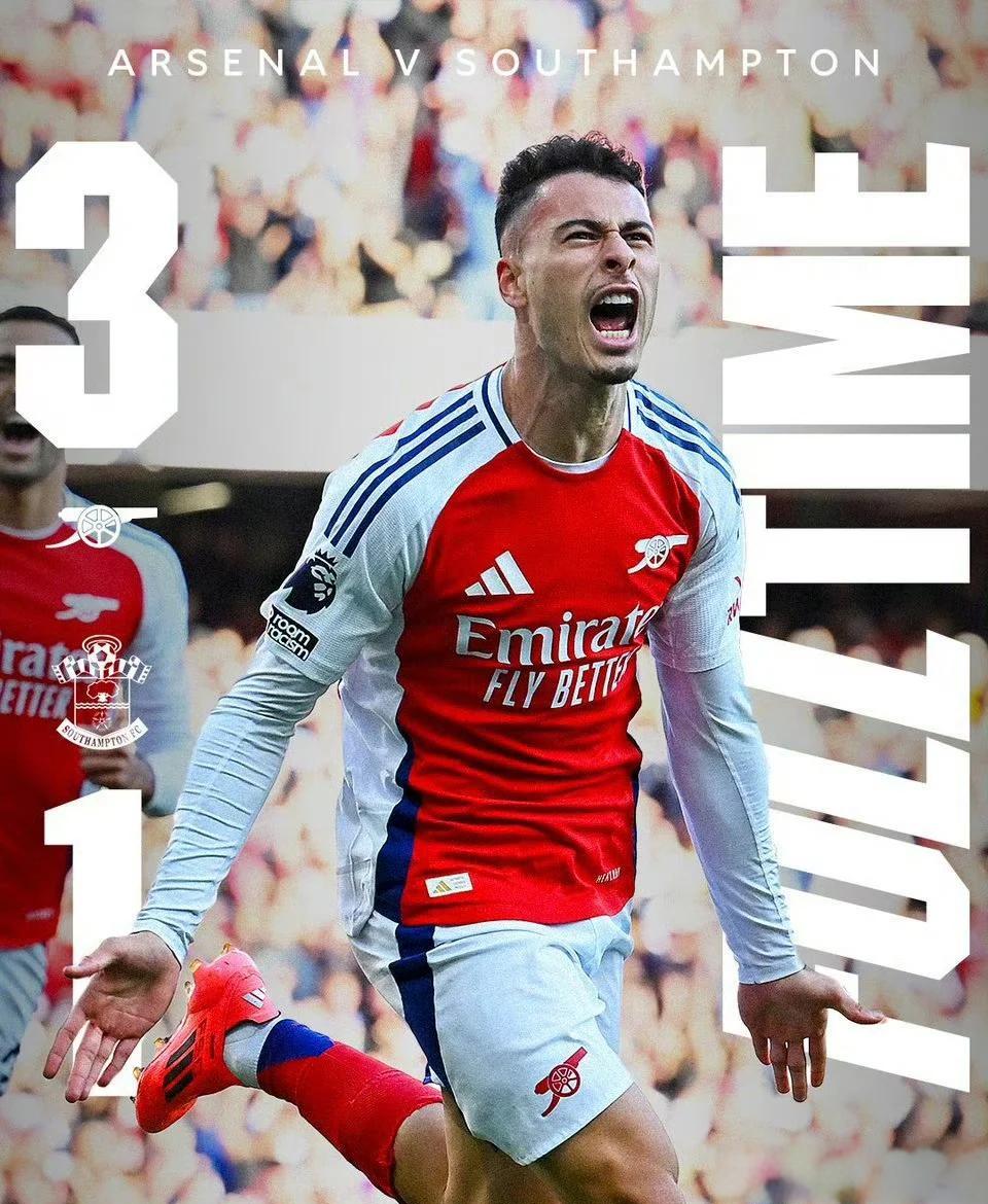 阿森纳客场不敌南安普顿,球队背景曝光,势不可挡 阿森纳客场不敌南安普顿,球队背景曝光,势不可挡